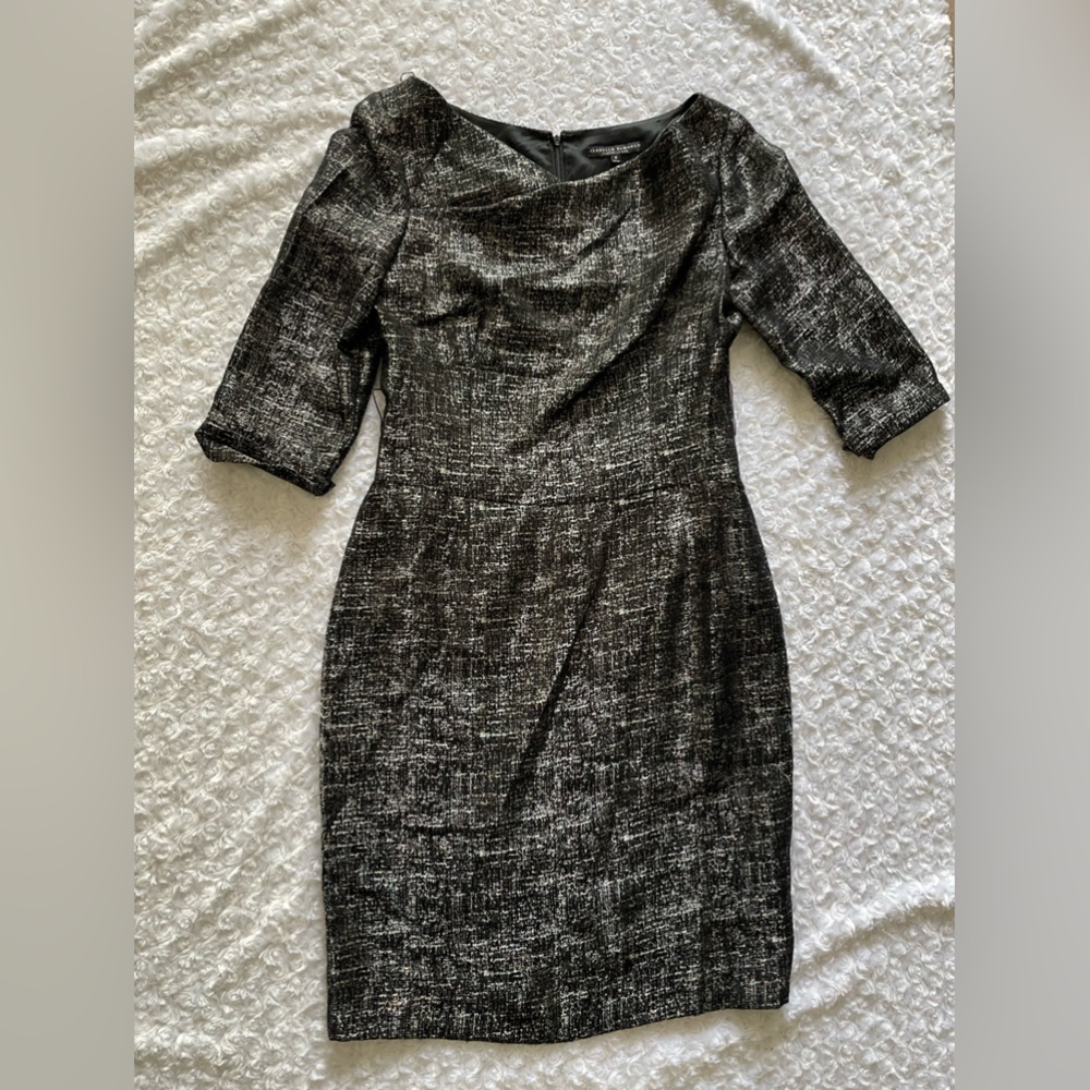 Black and Silver Sheath Dress